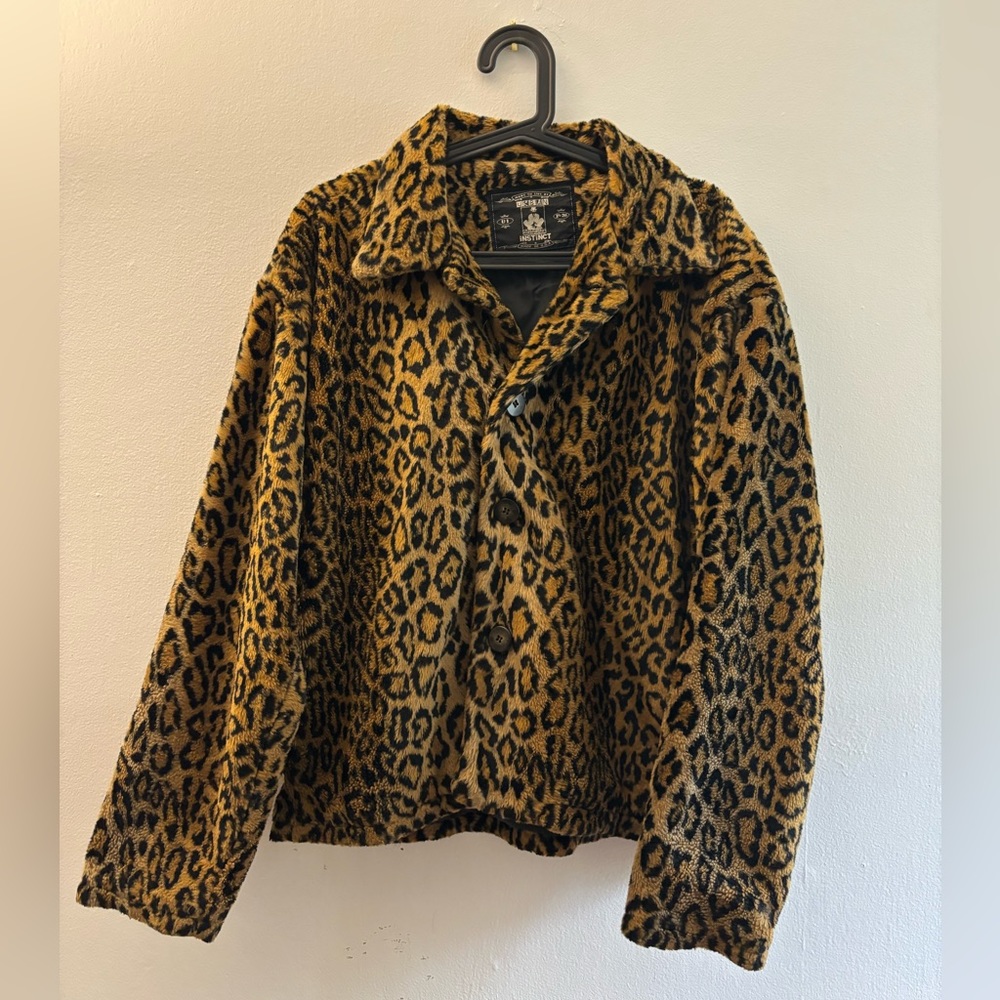 Vintage Made in America Urban Instinct cheetah coat